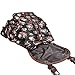 Epokris School Teen Student Black Backpack for Girl Floral Fashion Bags Book Bag Daypack Floral Backpack 163BL