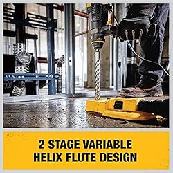 DEWALT SDS+ Hammer Bit, Rock Carbide, 1/2-Inch by