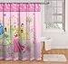Disney Princess Microfiber Shower Curtain: Features 4 Disney Princesses 70in. X 72in.