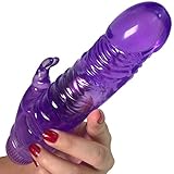 Pure Cell New Generation Rabbit Dildo Sex Toy Vibrator with Clit Stimulator