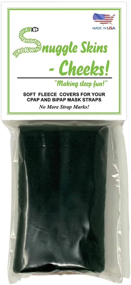 CPAP Strap Covers - Made in the USA - 2-Layered Fleece CPAP Strap Cushions for CPAP Mask Straps - CPAP Headgear Strap Covers for Skin Protection, Soft CPAP Mask Strap Cover by Designs by DaVal (Green)