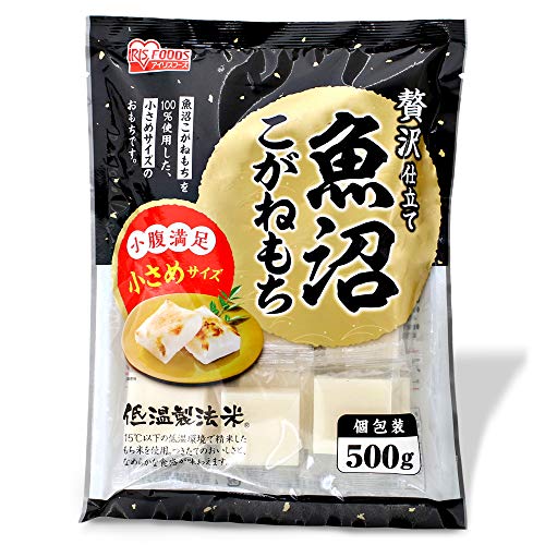 【切餅】 アイリスオーヤマ(IRIS OHYAMA) 低温製法米 生きりもち 切り餅 新潟県産 魚沼こがねもち 個包装 500g x1個商品画像