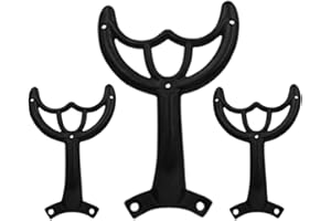 Bestookits 3 Pack Ceiling Fan Blade Arms Replacement Kit for House 42-inch Fans, Blade Balancing Kit for Replacing The Worn Fan Blades, Heavy-Duty Mounting Brackets (Black)