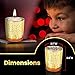 Wedding Decorations for Reception Mercury Glass Votive Candle Holder – 2.1