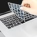Batianda Arabic Character EU/UK Enter Waterproof Ultrathin Silicone Keyboard Cover Skin for MacBook Pro 13 15 inch 2019 2018 2017 & 2016 with Touch Bar Model:A1989 A1706 / A1707 (Black)