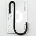 WALLNITURE Multipurpose S Shape Utility Hooks Stainless Steel Black 3.5 Inches Set of 10