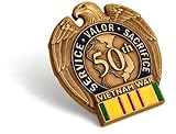 Vietnam War 50th Anniversary In-Theater Veteran Commemorative Insignia