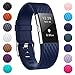 ZEROFIRE Bands Compatible for Fitbit Charge 2, Replacement Adjustable Sport Bands for Charge 2 Heart Rate Fitness Wristbands, Women Men, Small and Large