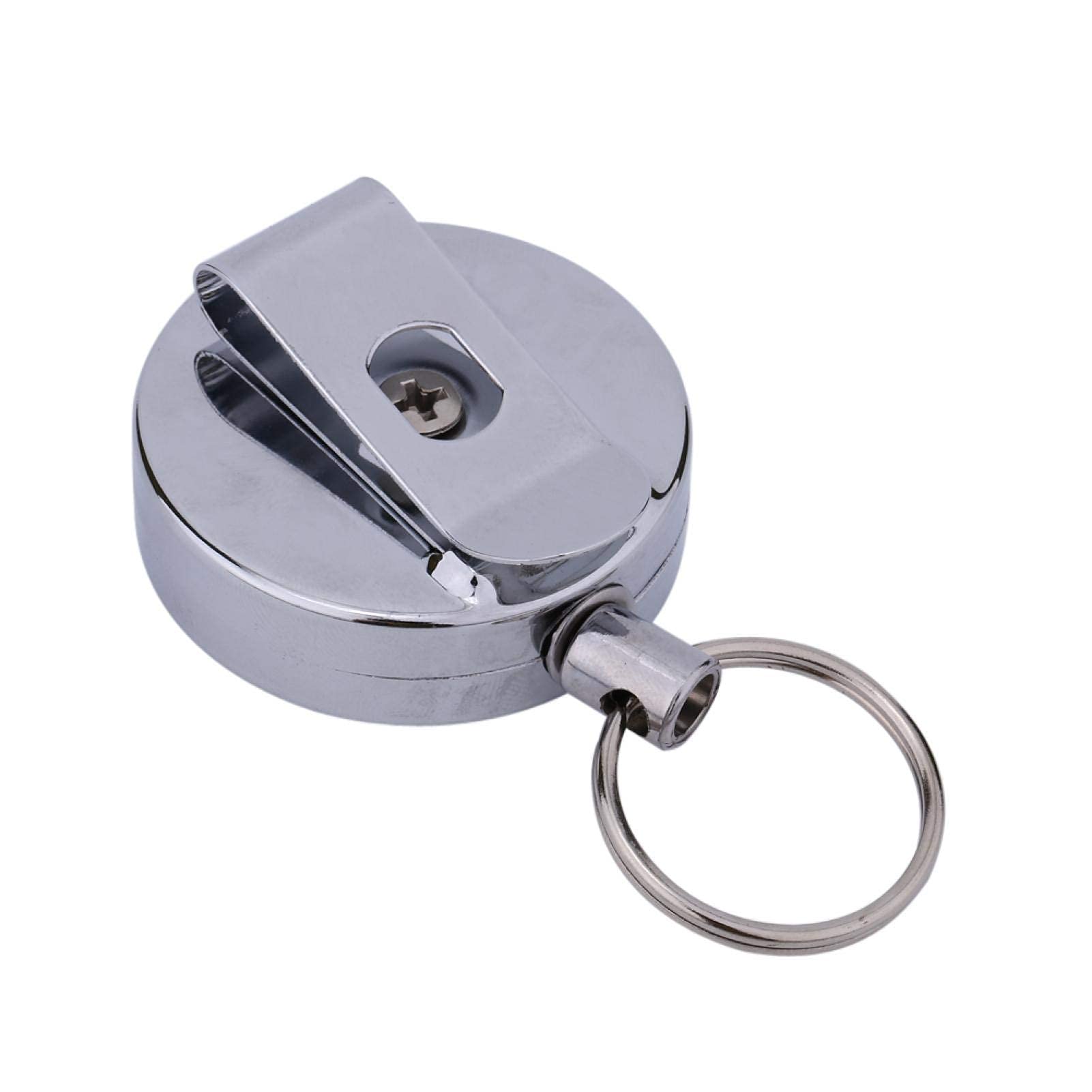 Demeras Key Chain 1 PCS New Retractable Recoil Key Ring for Keys, Outdoor, Camping, Hiking and More