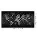 AliBli Large Gaming Mouse Pad XXL & Mouse Pad Black Extended Mat 90x40 (80x40 World map)