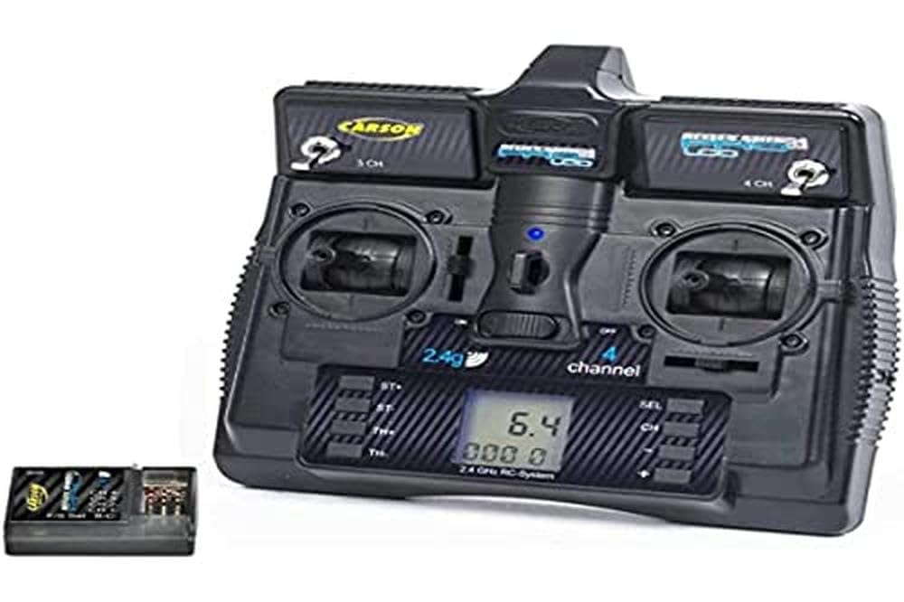 Carson 500500085 - FS Reflex Stick Pro 3.1 2.4G LCD 4 Channel, Model Making, Accessories, Remote Control, Receiver