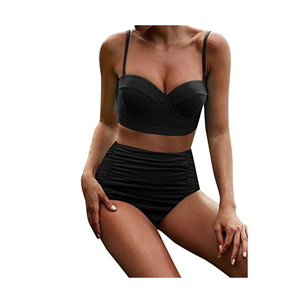 Swimsuits for Women Tummy Control,Floral Swimsuit Two Piece Retro