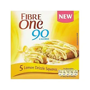 Fibre One Lemon Drizzle Squares 120g - Pack of 6
