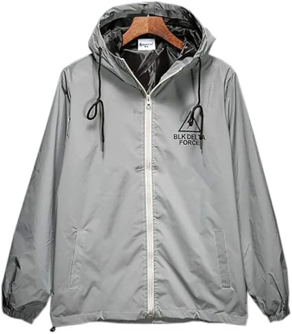 reflective rain jacket mens