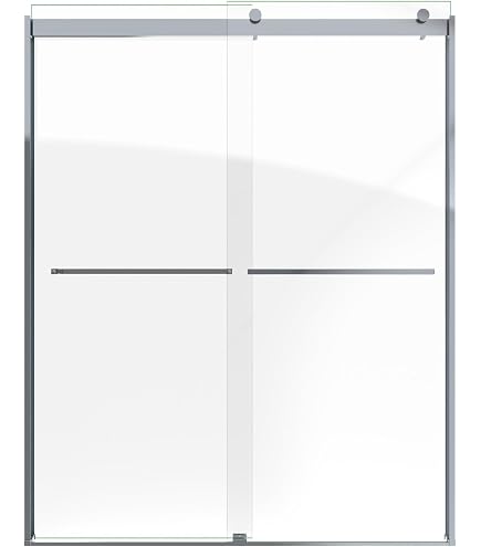 DreamLine Sapphire 56-60 in. W x 76 in. H Semi-Frameless Bypass