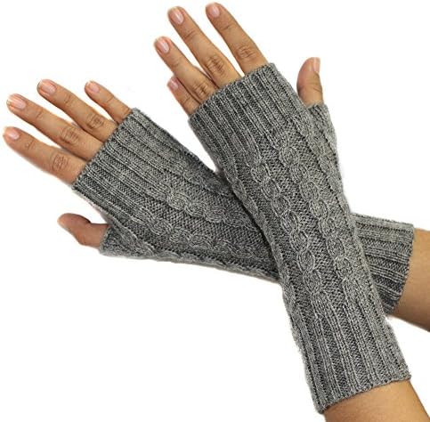 FINGERLESS MITTENS GLOVES Alpaca Wool blend made in PERU