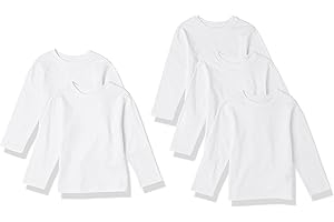 Amazon Essentials Boys and Toddlers' Long-Sleeve T-Shirts (Previously Spotted Zebra), Multipacks
