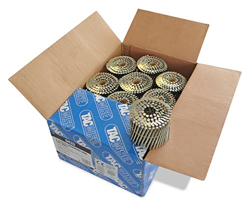 Tacwise 0433 Extra Galvanised Flat Top Coil Nails, 3.1/90 mm, 16°, 4000