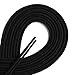 OrthoStep Round Dress Very Thin Black 32 inch Shoelaces 2 Pair Pack