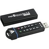 Apricorn 240GB Aegis Secure Key FIPS 140-2 Level 3 Validated 256-bit Encryption USB 3.0 Flash Drive (ASK3-240GB)