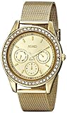 XOXO Women's XO5634 Gold-Tone Watch with Rhinestones