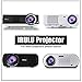 iRULU BL20 Mini Video Projector LED Projector Support 1080P Video Dual HDMI Ports for Laptop TV Computer HD Home Cinema Theater Projector