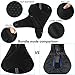 Ancocs Bicycle Seat Cushion Cover-Soft Extra Silica Gel and Foam Bike Saddle Cushion,Spinning with Waterproof & Dustproof Cover for Mens & Womensthumb 4