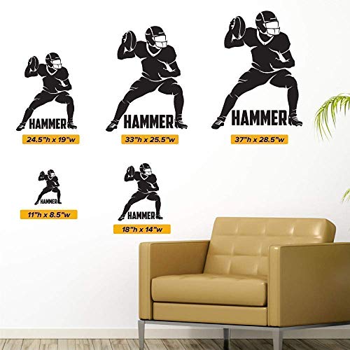Football Themed Wall Decals at Logan Thompson blog