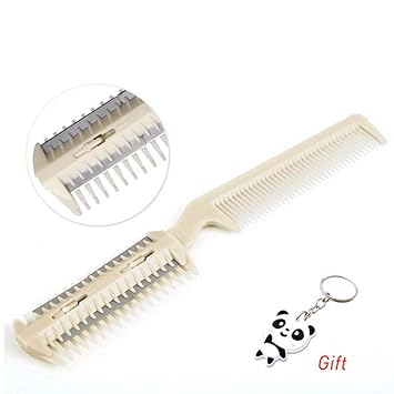 Nuosen Thinning Comb Blades Double Sided Hair Razor Comb Cutter