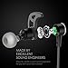 in-Ear Earbud Headphones, LEVIN Ergonomic Comfort-Fit Stereo Headset, Wired Control Cable Clip Noise-isolating Earphones with Mic