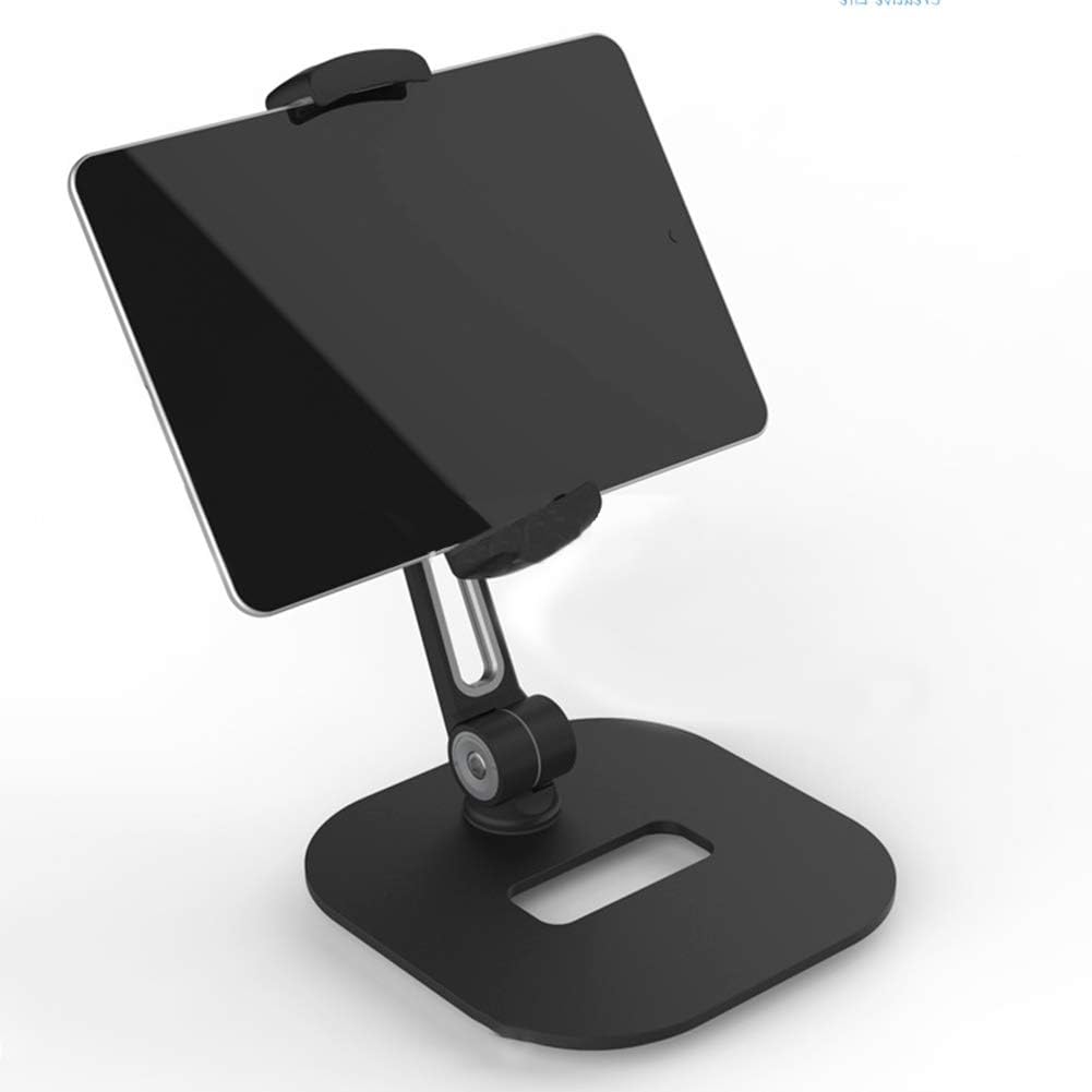 Tablet Stand, Multi-Angle Adjustable Desktop Cell Phone Tablet Holder, Universal Foldable Aluminum Alloy Tablet Stand Fit for Any 4"-11" Display iPad Pro/Air & Tablet PC or Smartphones