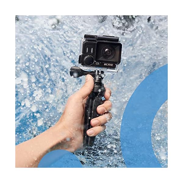 ACME VR302 Action Cam 4k 60fps Unterwasser Kamera Wasserdicht HD WLAN Breitwinkelobjektiv 170⁰ Schwarz – Bild 7