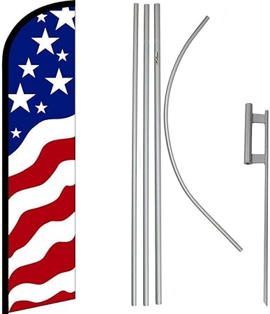Amazon Com Albatros Usa New Glory Rwb Windless Banner Flag With