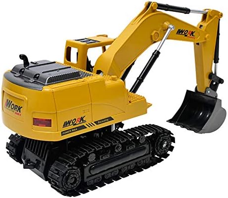 Jamicy RC Car 1:24 Digger Electric Wireless Remote Control Construction Tractor Truck Toy Gift for Children