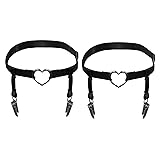 SexyGirl Heart Shaped Garters Thigh Harness for