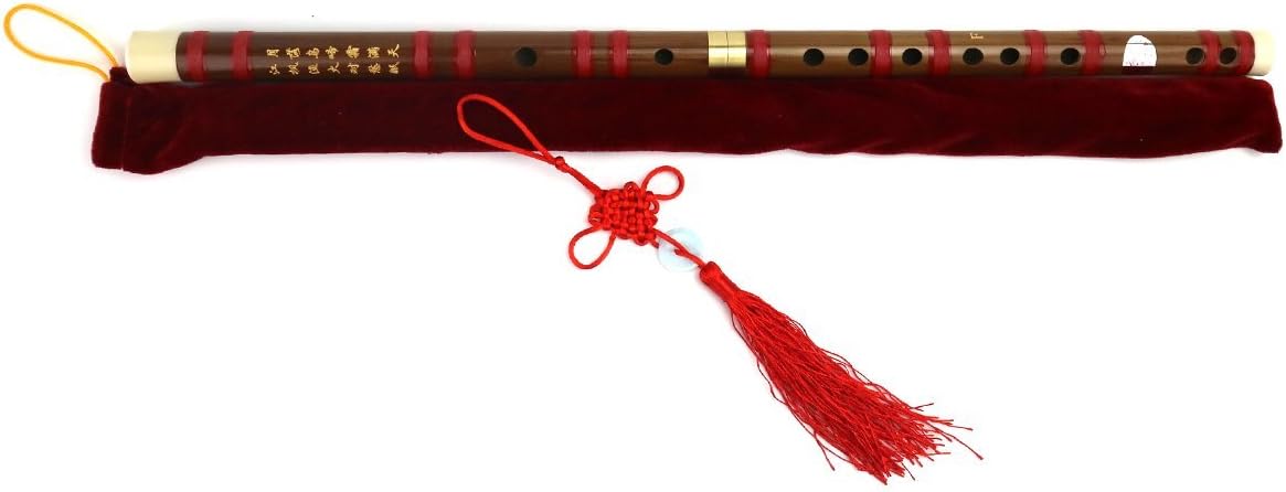 Flute Etudes,Chinese Bamboo Flute Music Fife Flute and Modern Alto Flute with Wholesale Bulk Plastic Champagne Flutes,Traditional Handmade Chinese Musical Instrument (F-RED)