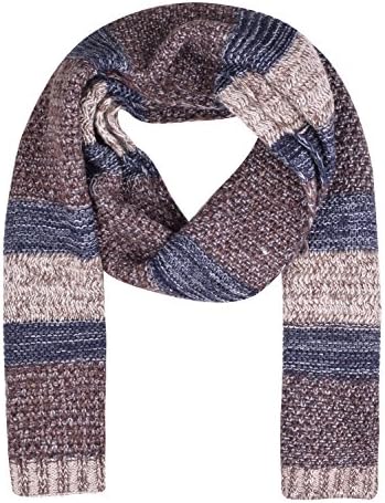 fashionable knitted scarfs warm scarves wool scarf womens for winter Brown