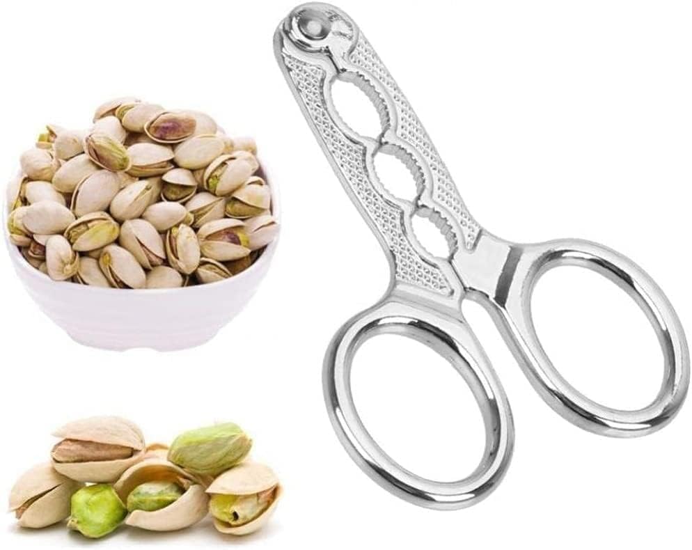 Photo 1 of Nut Crackers Nuts Pistachio Sheller Opener Kitchen Tools Stainless Steel Nutcracker Multi-Function Walnut Pine Sheller Opener Specialty Gadgets