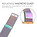 Fintie Galaxy Watch 46mm / Gear S3 Frontier Classic Band [Large], 22mm Milanese Loop Stainless Steel Replacement Smartwatch Bracelet Wrist Strap with [Unique Magnet Lock] for Women Men, Rainbow