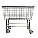 R&B Wire™ 201H/D7 Mega Capacity Big Dog Wire Laundry Cart, 6 Bushel, Dura-Seven™, Seven Year No Rust Guarantee, Made in USA