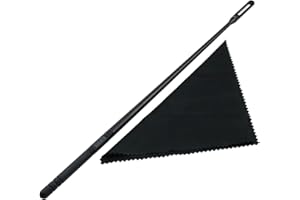 ZZHXSM Flute Cleaning Rod with Black Cleaning Cloth Flute Piccolo Cleaning Kit Woodwind Musical Instruments Accessories