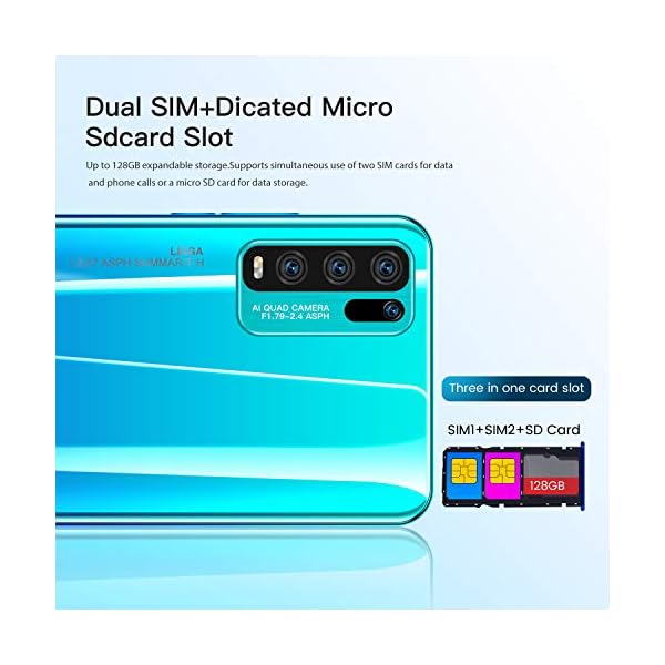 SIM-Free-Unlocked-Mobile-Phones-Android-GO-3G-Beatiful-Smartphone-with-50-Inch-HD-IPS-Display-2500mAh-Big-BatteryDual-SIM-Dual-Cameras-and-Durable-Cell-phones-Y50-Black SIM-Free & Unlocked Mobile Phones, Android GO 3G Beatiful Smartphone with 5.0 Inch HD IPS Display, 2500mAh Big Battery…