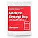 Linenspa Heavy Duty Mattress Storage Bag with Double Adhesive Closure, King