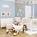 HOMSHOO Extra Large Cotton Rope Storage Basket - 21.7 x 13.8 inches Toys Storage Bin Woven Laundry Basket Storage for Blanket,Throw, Toys,Shoe