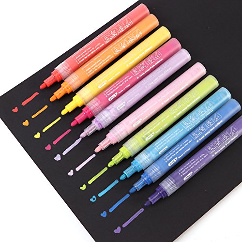 sta Paint Pens Fine for Rocks,Acrylic Paint Markers 24 for Wood,Medium Point Art Permanent Paint Pens,Paint Markers for Stones,Fabric,Glass,Metal,Ceramics,DIY Art Projects