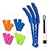 Blind Cleaner Tools Duster for Window Blinds Complete with 5 Reusable Microfiber Sleeves and a 2-in-1 Dust Cleaning Sweeper Brush for Faux Wood Mini Blinds