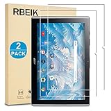 [2Pack] Acer B3-A40 Screen Protector Glass, RBEIK Premium 9H Hardness Scratch Resistant Bubble Free Tempered Glass Screen Protector Only for Acer Iconia One 10 (B3-A40) 10.1 Inch Tablet