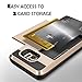 Note 5 Case, TekSonic Samsung Galaxy Note 5 Case (Gold) [Card Slide Slot][Drop Protection][Heavy Duty][Wallet] Full Cover Protection Tough Case for Samsung Galaxy Note 5 (Golden)
