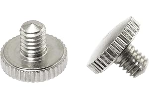 RLECS 2pcs Silver Tone Trumpet Screws 0.37 x 0.29 x 0.14 Inches Trumpet Replacement Slide Finger Ring Fixing Screws