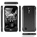 LG Aristo Case, LG Fortune Case, LG Phoenix 3 Case, LG Risio 2 Case, LG K4 Case, LG Rebel 2 LTE Case, TJS Hybrid Shock Absorbing Resistant Rugged Armor Carbon Fiber Back Hard TPU Inner Layer (Black)